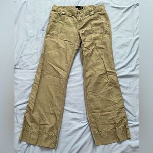 Banana Republic Green Straight Leg Pants Versatile Style